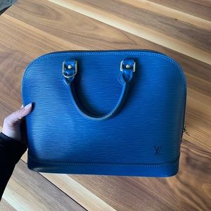 ✨ Louis Vuitton LV Alma Blue Epi Leather bag